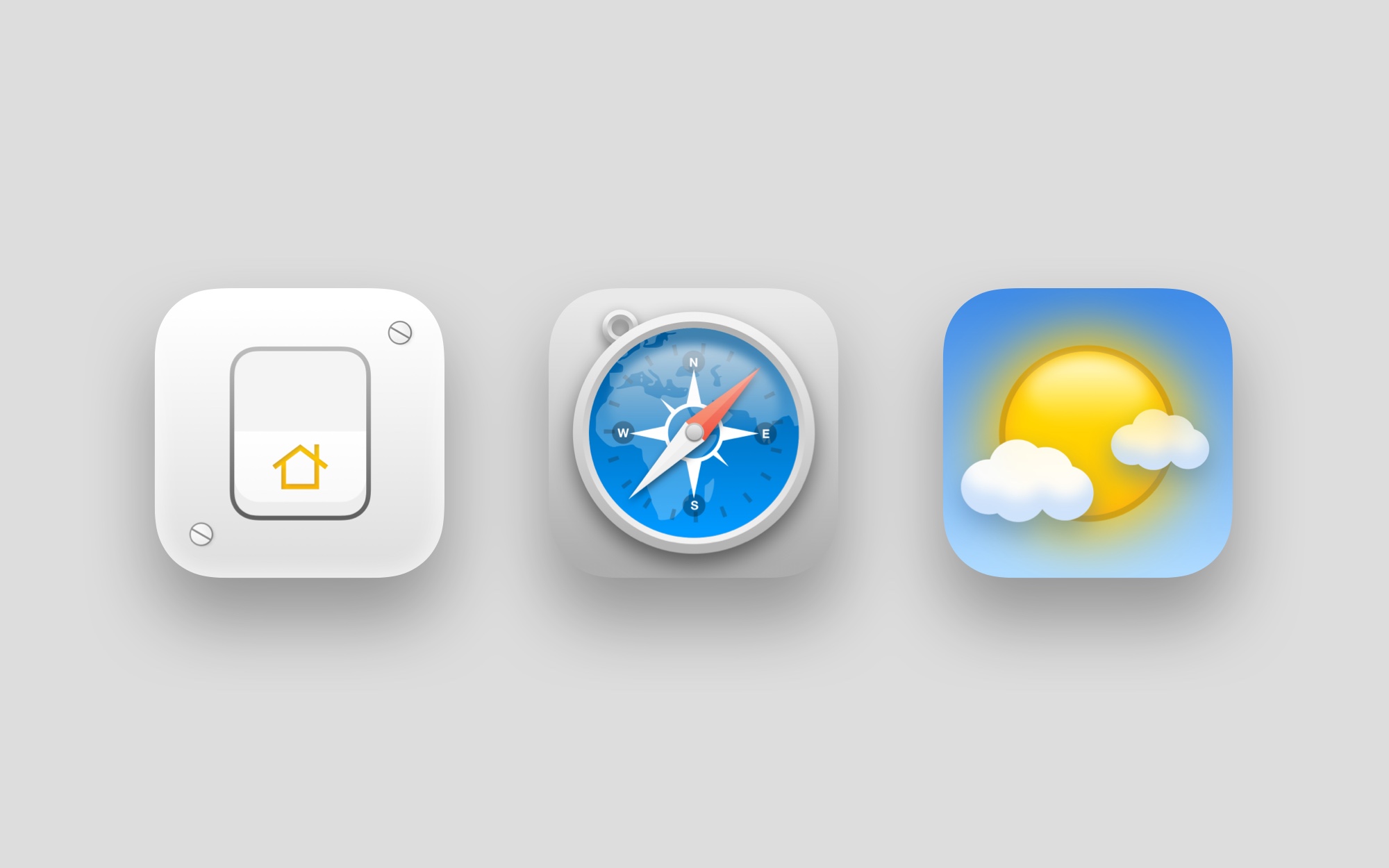 The Textured icon theme takes inspiration from real world objects to describe app icons.